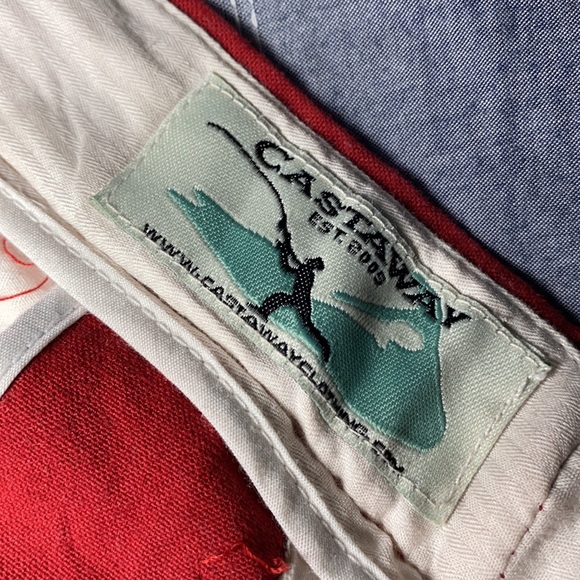 Castaway Island Mens | 40x30 Red Chino Pants USED - Picture 2 of 4
